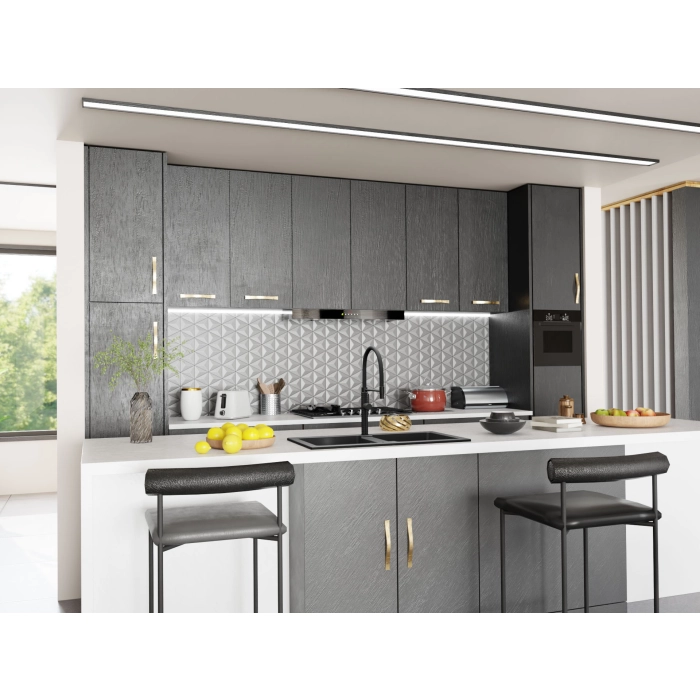 Zlewozmywak Granitowy Dwukomorowy Borys - Czarny